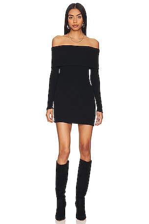 Off-shoulder Sweater Mini Dress Enza Costa